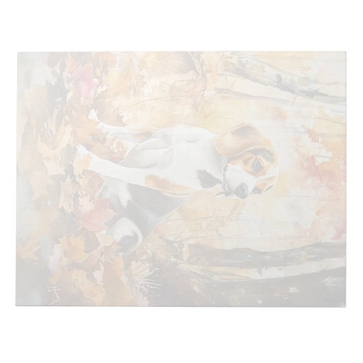 Beagle - 11 x 8,5-inch Notitieblok (Voorkant)