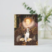 Beagle 1 - Koningin Elizabeth I Briefkaart (Staand voorkant)