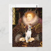 Beagle 1 - Koningin Elizabeth I Briefkaart (Voorkant / Achterkant)