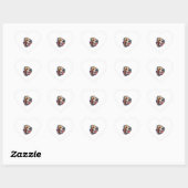 Beagle 4 hart sticker (Vel)