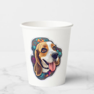 Beagle 4 papieren bekers