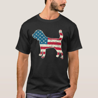 Beagle 4th Juli Hondenliefhebber Mannen Women USA  T-shirt