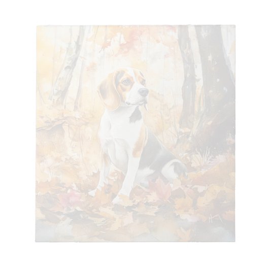 Beagle - 5,5 inch x 6 inch Notitieblok (Voorkant)