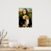 Beagle 7 - Mona Lisa Poster (Keuken)