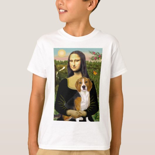 Beagle 7 - Mona Lisa T-shirt (Voorkant)