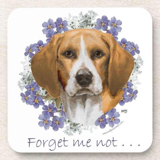 Beagle Aandenken Drankjes Onderzetter (Voorkant)