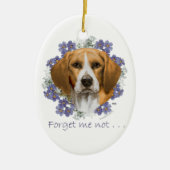 Beagle Aandenken Keramisch Ornament (Voorkant)