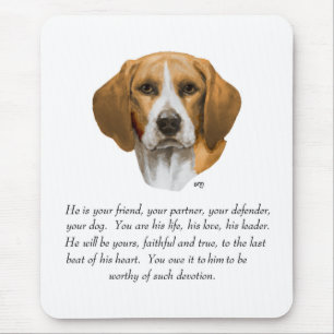 Beagle Aandenken MAN Muismat