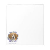 Beagle Aandenken Notitieblok (Voorkant)