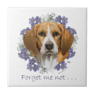 Beagle Aandenken Tegeltje