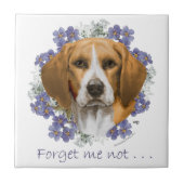 Beagle Aandenken Tegeltje (Voorkant)