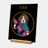 BEAGLE ACRYL BORD (Hoek)