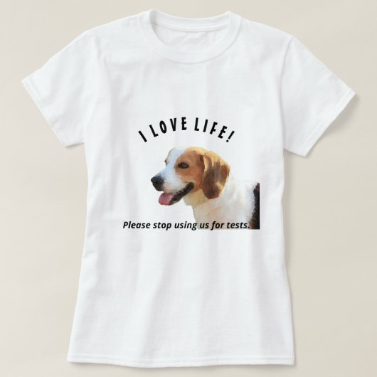Beagle Advocate T-shirt voor dames (Design voorkant)