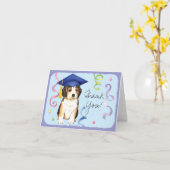 Beagle Afstuderen Kaart (Gele Bloem)