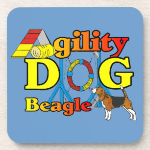 Beagle Agility Gifts Drankjes Onderzetter