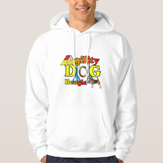 Beagle Agility Gifts Hoodie (Voorkant)