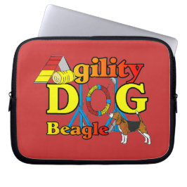Beagle Agility Gifts Laptop Sleeve