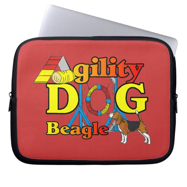 Beagle Agility Gifts Laptop Sleeve (Voorkant)