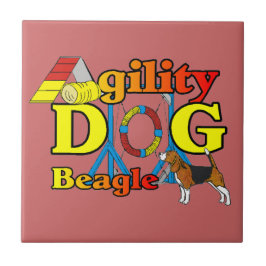 Beagle Agility Gifts Tegeltje