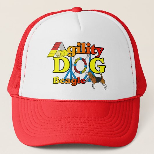 Beagle Agility Gifts Trucker Pet (Voorkant)