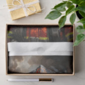 Beagle als brandweerman - Tissuepapier (Geschenk)