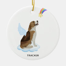 Beagle Angel Dog Gepersonaliseerd Pet Memorial