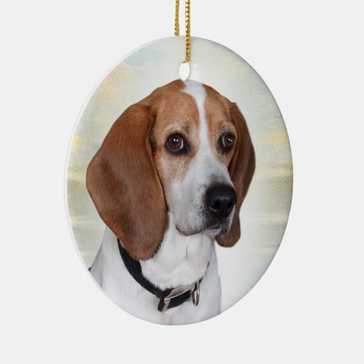 Beagle Angel Ornament (Rechts)