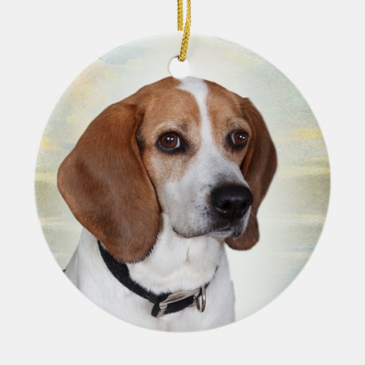 Beagle Angel Ornament (Voorkant)