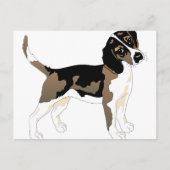 Beagle art 2 briefkaart (Voorkant)