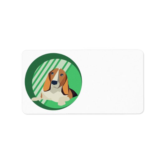 Beagle Art Etiket (Voorkant)