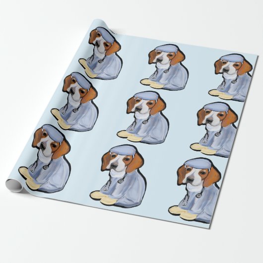 BEAGLE ARTSEN CADEAUPAPIER (Uitgerold)
