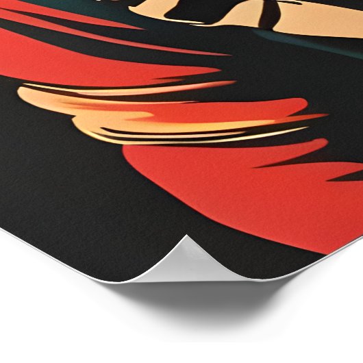 Beagle Astronaut Poster, Beagle Retro Print (Hoek)