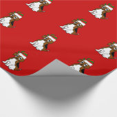 Beagle Baby Billy kerstakelpapier Cadeaupapier (Hoek)