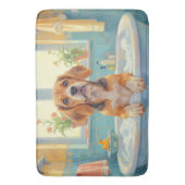 Beagle badtijd gelukkig badkamer decor badmat (Voorkant Verticaal)
