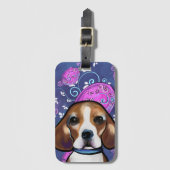 Beagle bagagelabel (Voorkant (verticaal))