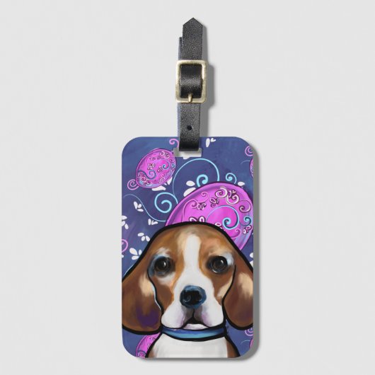 Beagle             bagagelabel (Voorkant (verticaal))