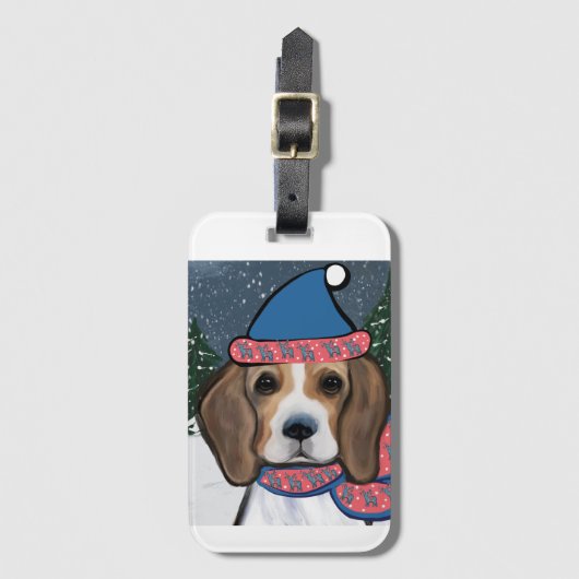 BEAGLE BAGAGELABEL (Voorkant (verticaal))