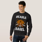 Beagle Bagel Baker Roll Lover Wheat Jewish Bread D Trui (Voorkant volledig)