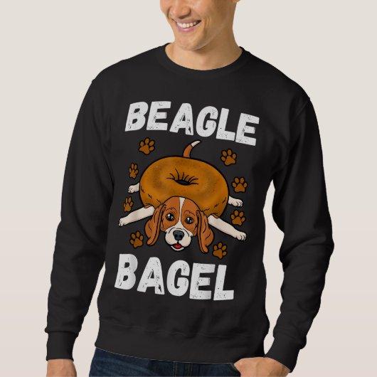 Beagle Bagel Baker Roll Lover Wheat Jewish Bread D Trui (Voorkant)