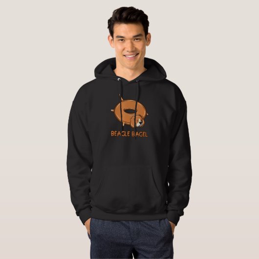 Beagle Bagel Hoodie (Voorkant volledig)