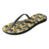 Beagle Beach Surfschildering Teenslippers (Schuin)