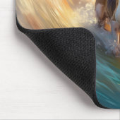 Beagle Beach Surfschilderkunst Muismat (Hoek)