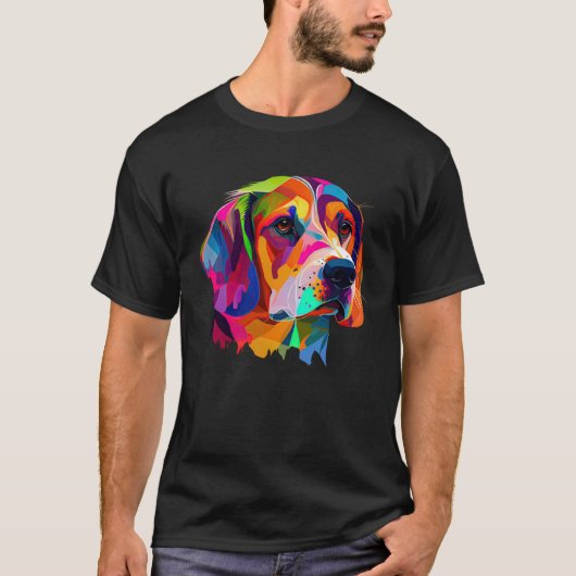 Beagle Beagle Pop Cute Beagle T-shirt (Voorkant)