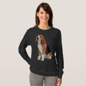 Beagle Beagles Love is Dog Mam Puppy Pet Cute T-shirt (Voorkant volledig)