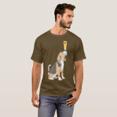 Beagle Beer Lovers Shirt Craft Beer T Shirt (Voorkant volledig)