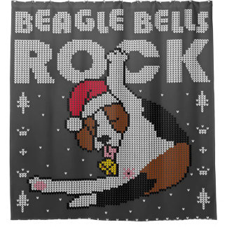 Beagle Bells Douchegordijn