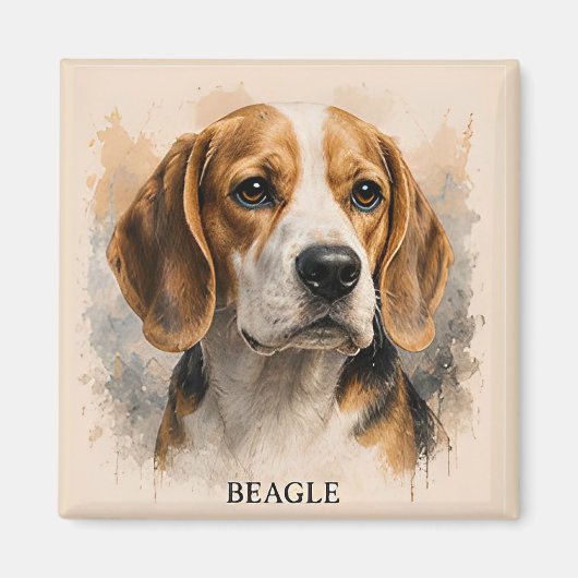 Beagle Beste Vriend Hond Liefhebber Cadeau Magneet (Voorkant)