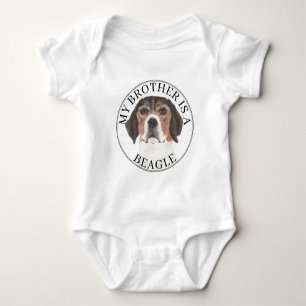 Beagle Big Brother Romper