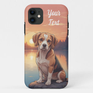 Beagle bij Lake Case-Mate iPhone Case