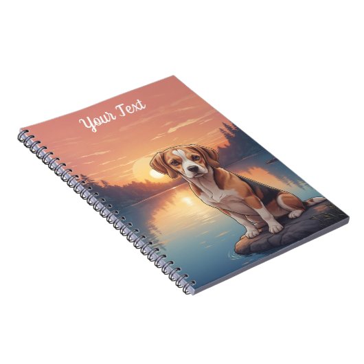 Beagle bij Lake Notitieboek (Rechterzijde)